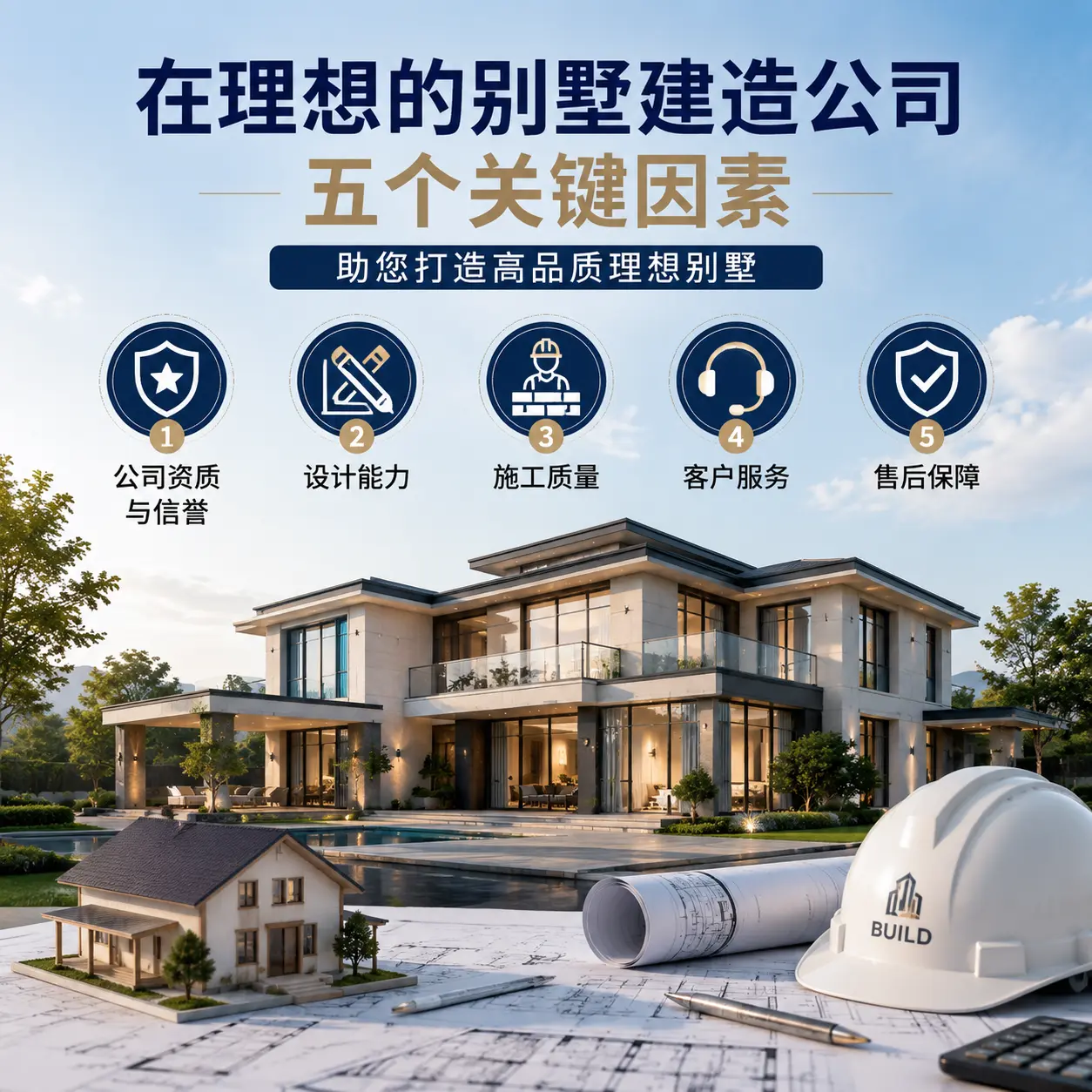 在 碧江 找到理想别墅建造公司的五个关键因素