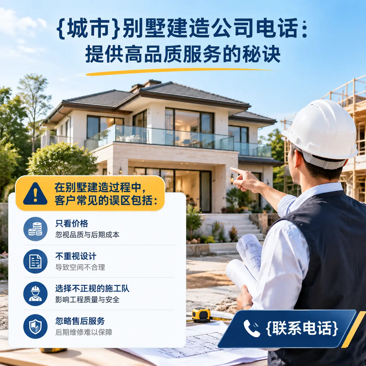 碧江别墅建造公司电话：提供高品质服务的秘诀