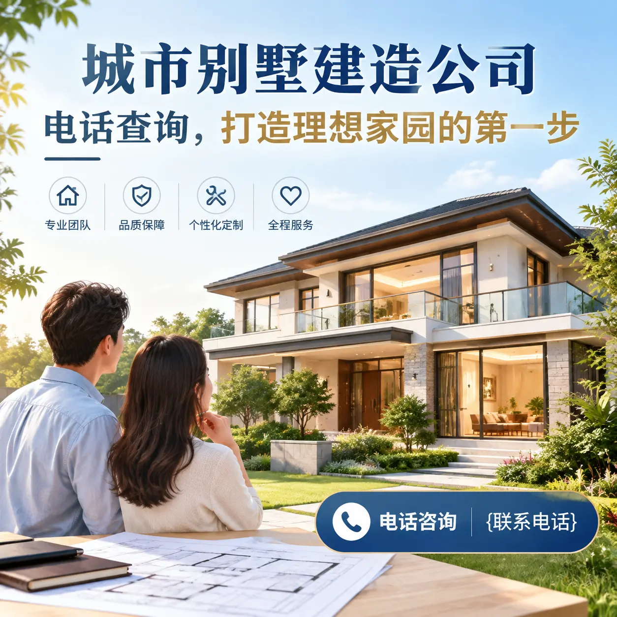 碧江别墅建造公司电话查询,打造理想家园的第一步