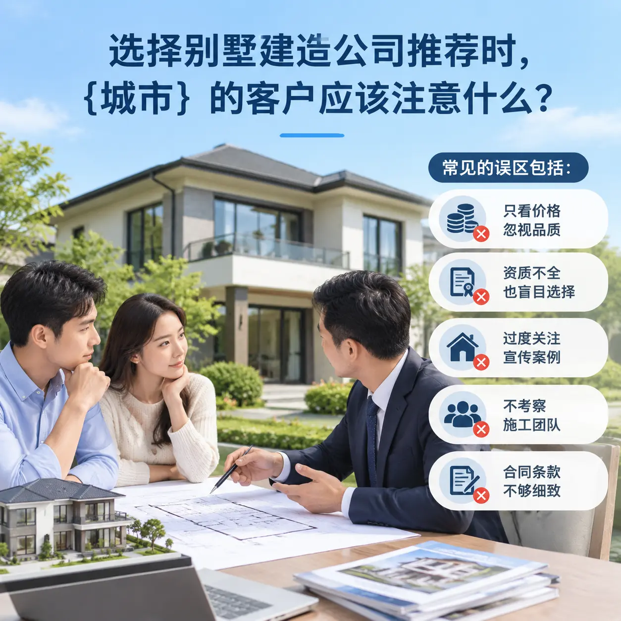 选择别墅建造公司推荐时,碧江 的客户应该注意什么?